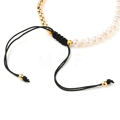 Adjustable Nylon Thread Braided Bead Bracelets BJEW-JB05540-04-1