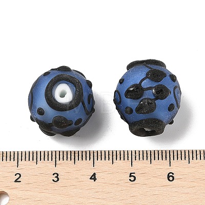 Handmade Lampwork Beads LAMP-R001-01F-1