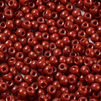 Baking Paint Glass Seed Beads SEED-H002-I-B510-1