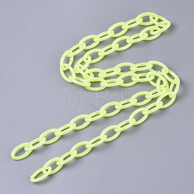 Acrylic Opaque Cable Chains X-PACR-N009-001I-1