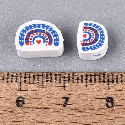 Handmade Polymer Clay Beads CLAY-Q253-09A-1