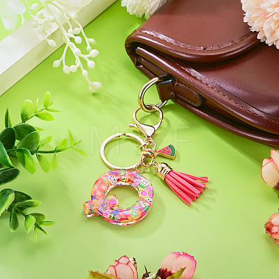 Fruit Series Letter Resin Keychains KEYC-TAC0033-02Q-1
