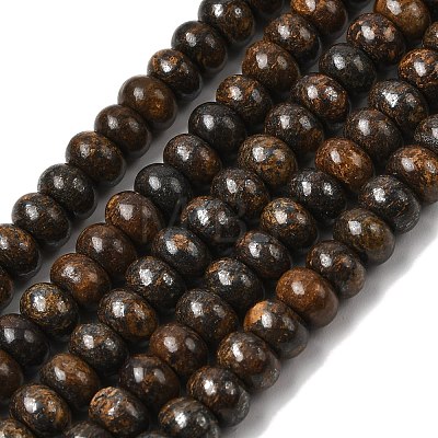 Natural Bronzite Beads Strands G-A280-A16-01-1