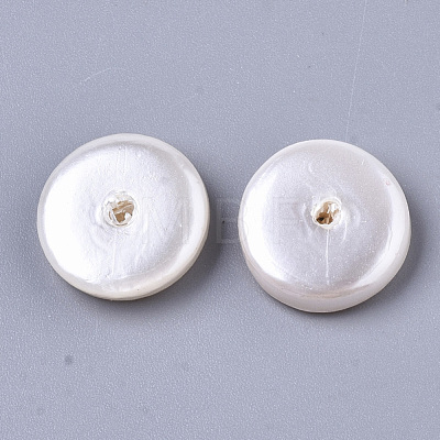 Spray Painted Shell Pearl Beads SHEL-N026-27-1