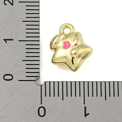 Alloy Enamel Charms FIND-Z058-05G-1