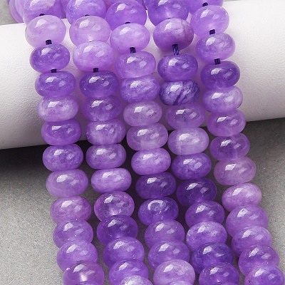 Natural White Jade Beads Strands G-E507-01-11-1