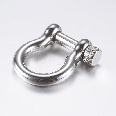 304 Stainless Steel D-Ring Anchor Shackle Clasps STAS-F133-22P-1