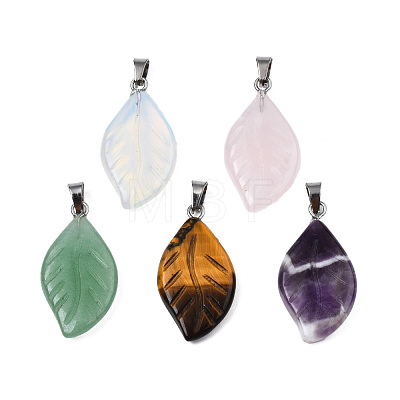 Natural & Synthetic Gemstone Pendants G-S364-076A-1
