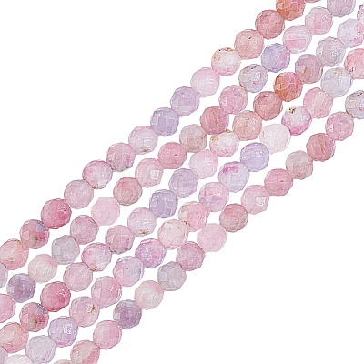 200Pcs Natural Pink Tourmaline Beads G-ME0001-36-1