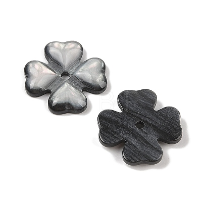 Opaque Resin Shamrock Decoden Cabochons CRES-I036-18A-1