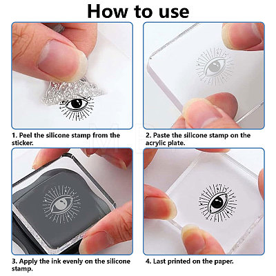 Plastic Stamps DIY-WH20018-0243-1