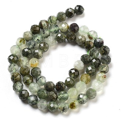 Natural Prehnite/Sunstone/Ruby Zoisite/Labradorite/Rhodonite Beads Strands G-G161-A03-02-1