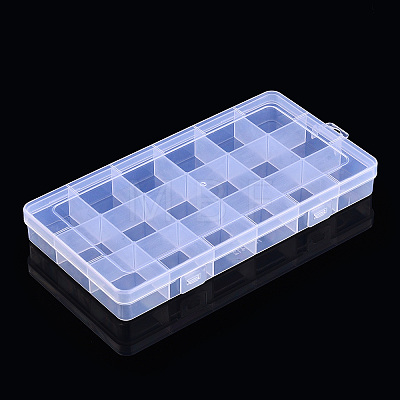 Rectangle Polypropylene(PP) Bead Storage Container CON-N013-03-1