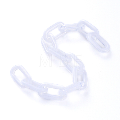 Handmade Acrylic Cable Chains AJEW-JB00554-05-1