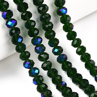 Electroplate Glass Beads Strands EGLA-A044-T1mm-L24-1