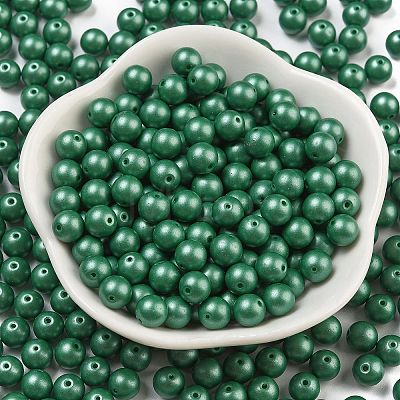 Baking Paint Glass Seed Beads SEED-A034-02G-1