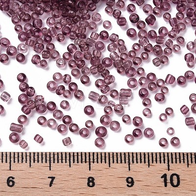Transparent Round Glass Seed Beads SEED-A004-2mm-16-1