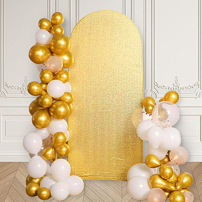 Fiber Wedding Arch Cover AJEW-WH20096-70A-1