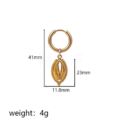 304 Stainless Steel Hoop Dangle Earrings WG37D9E-05-1