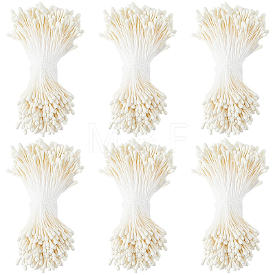 6Bundles Gypsum Artificial Flower Heart Core DIY-GF0014-11B-1