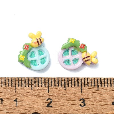 Macaron Color Opaque Resin Decoden Cabochons CRES-Q221-02F-1