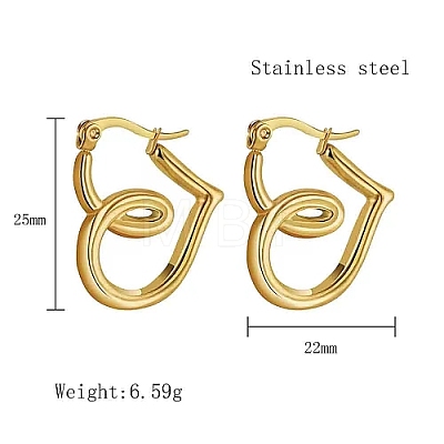 Stainless Steel Hoop Earring for Women NS6232-1-1