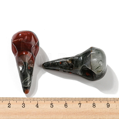 Natural African Bloodstone Pendants G-M417-06B-1