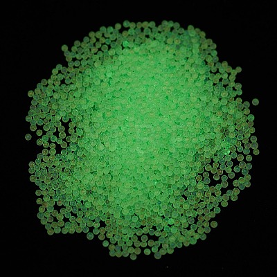 Luminous Transparent Glass Seed Round Beads GLAA-F124-D06-A-1