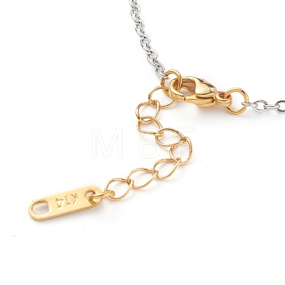 304 Stainless Steel Cable Chain Necklaces & Bracelets Jewelry Sets SJEW-JS01186-1