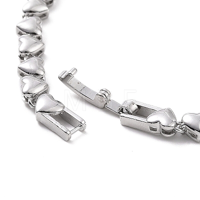Micro Pave Cubic Zirconia Link Bracelets BJEW-F438-01P-1