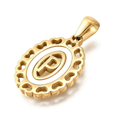 Golden 304 Stainless Steel Pendants STAS-K300-02G-P-1