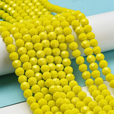 Opaque Glass Beads Stands EGLA-A035-P6mm-D04-1