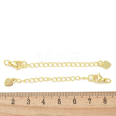 Rack Plating Brass Chain Extender X-FIND-T071-14G-1