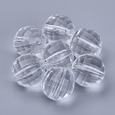 Transparent Acrylic Beads TACR-Q254-10mm-V01-1