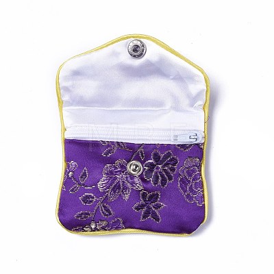 Embroidery Damask Cloth Pouches ABAG-WH0023-04C-02-1