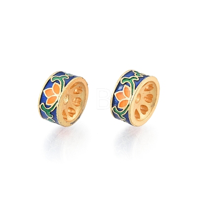 Alloy Enamel Beads PALLOY-P285-02A-01-1