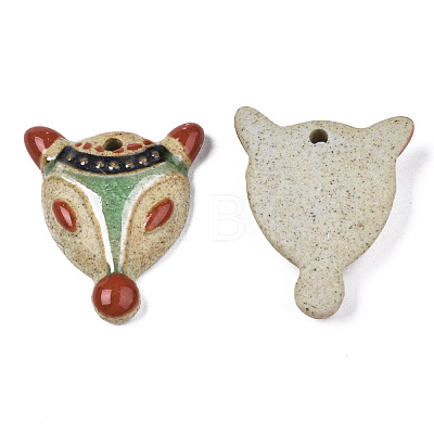 Handmade Porcelain Pendants PORC-N004-120-1