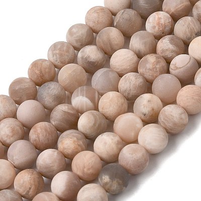 Natural Sunstone Beads Strands G-J372-05-8mm-A-1