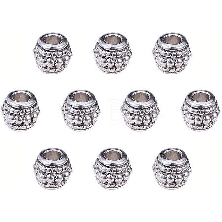 Tibetan Silver Alloy Beads PALLOY-PH0005-24-WH-1