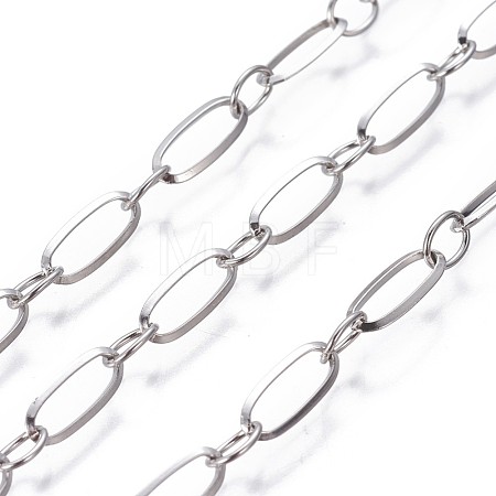 Tarnish Resistant 304 Stainless Steel Figaro Chains CHS-P007-16P-1