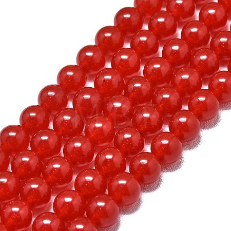 Natural Malaysia Jade Beads Strands G-L645-C01-8mm-16-1