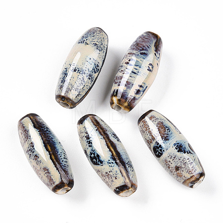 Handmade Porcelain Beads PORC-N008-07I-1