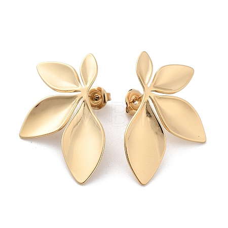 304 Stainless Steel Stud Earrings EJEW-H115-04G-1
