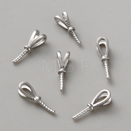 925 Sterling Silver Peg Bails STER-WH0005-25P-1