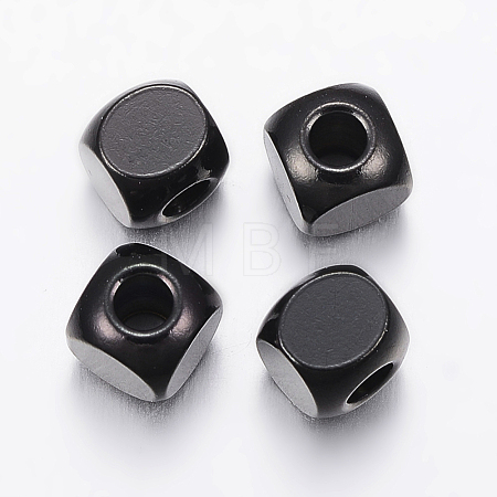 304 Stainless Steel Beads Ion Plating(IP) STAS-F136-01B-6x6mm-1