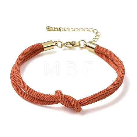 3MM Round Nylon Braided Cord Bracelet Making FB-CBAA152-03G-41-1