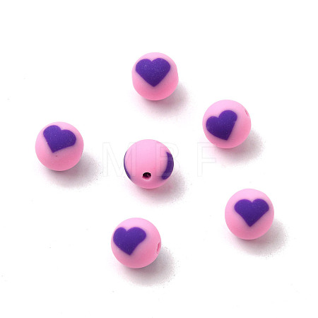 Handmade Polymer Clay Beads CLAY-I011-01B-11-1