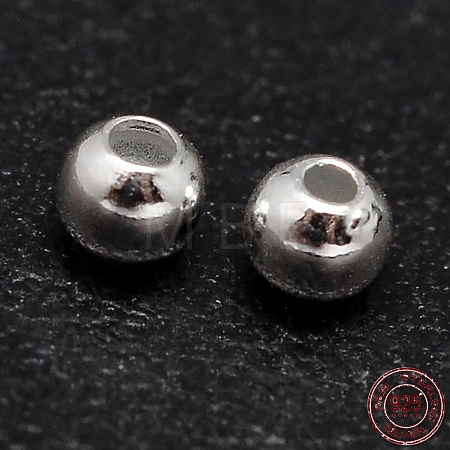 925 Sterling Silver Beads X-STER-F012-01I-1
