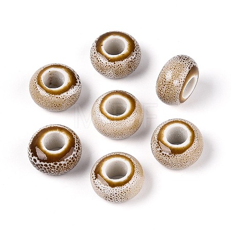Handmade Porcelain Beads PORC-S498-05W-1