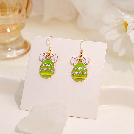 Easter Alloy & Enamel Dangle Earrings FS-WG08BA2-04-1